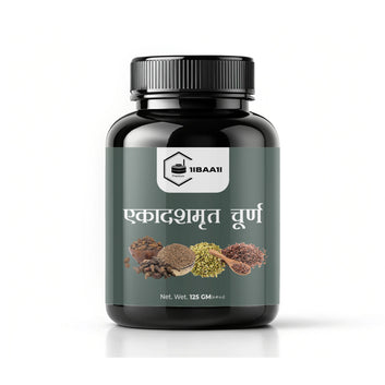 1BAA1 - Ekadashmool Churn | 100% Ayurvedic Remedy for Healthy Digestion